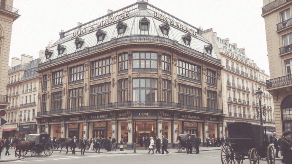 Jakie są kluczowe elementy historii Bon Marché?