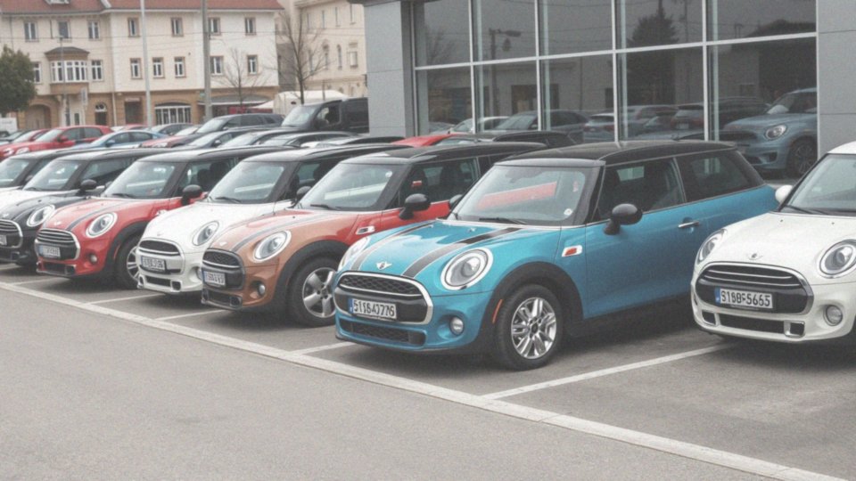 Jakie kolory są dostępne dla używanych MINI Cooper?