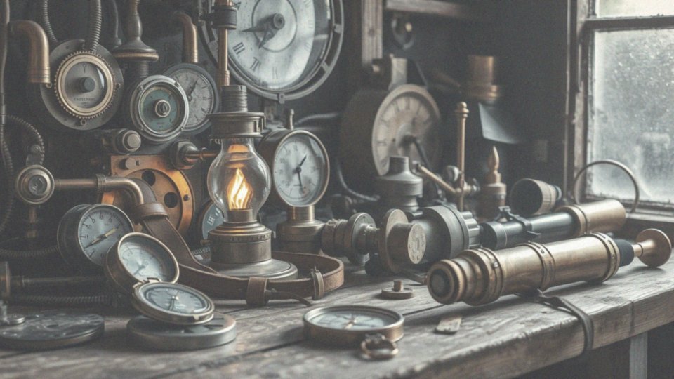 Jakie elementy techniczne dominują w gadżetach steampunkowych?