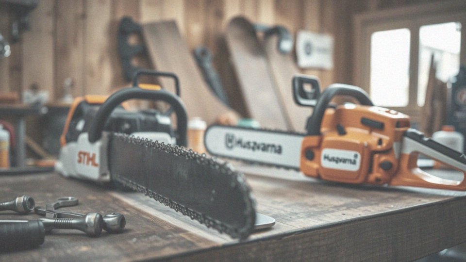 Jak różnią się systemy amortyzacji w piłach Stihl i Husqvarna?
