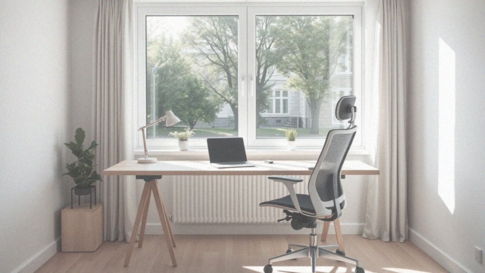 Jakie są ergonomiczne aspekty biurka pod oknem?