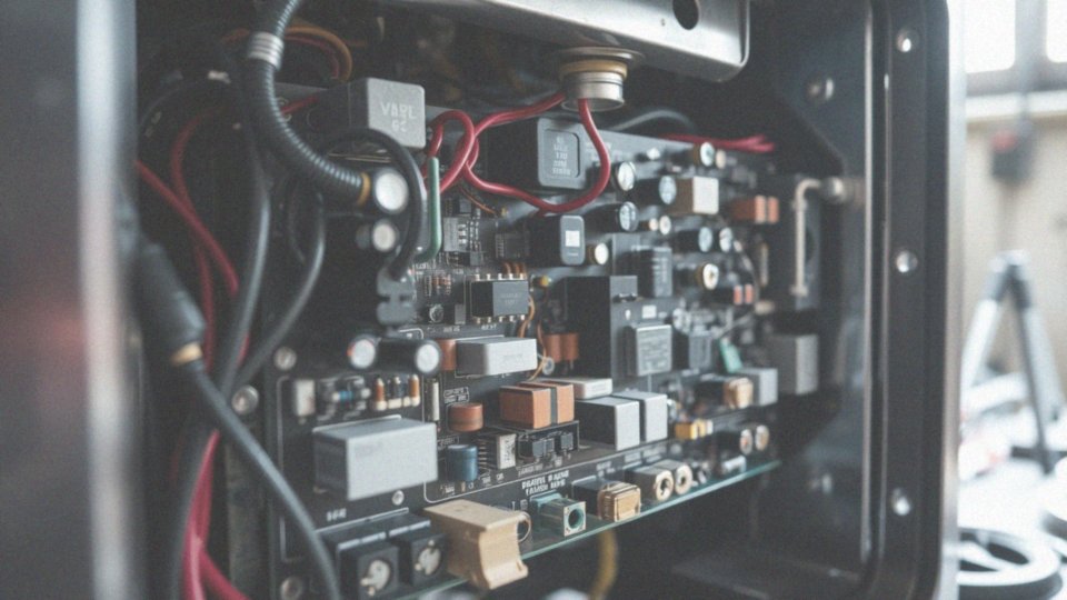 Jakie składniki ma regulator AVR w prądnicach agregatów prądotwórczych?