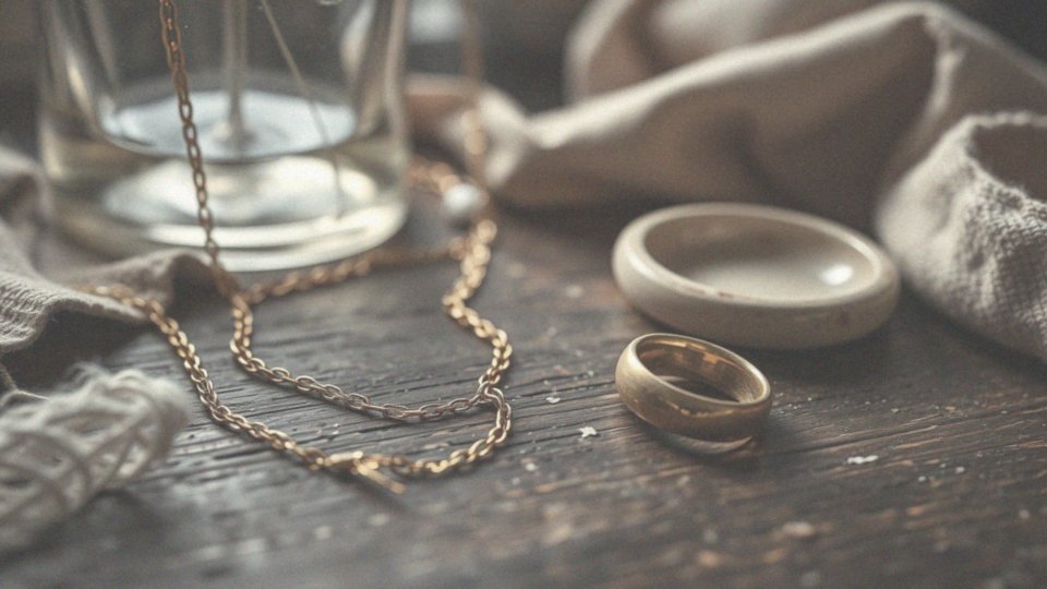 Co powoduje ciemnienie pozłacanej biżuterii?