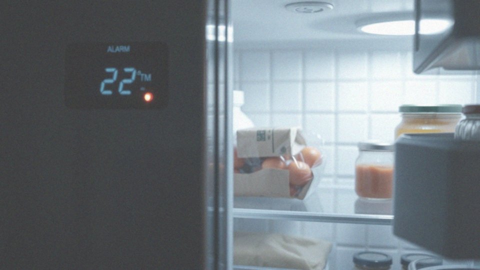 Jak temperatura wpływa na alarm w lodówce?