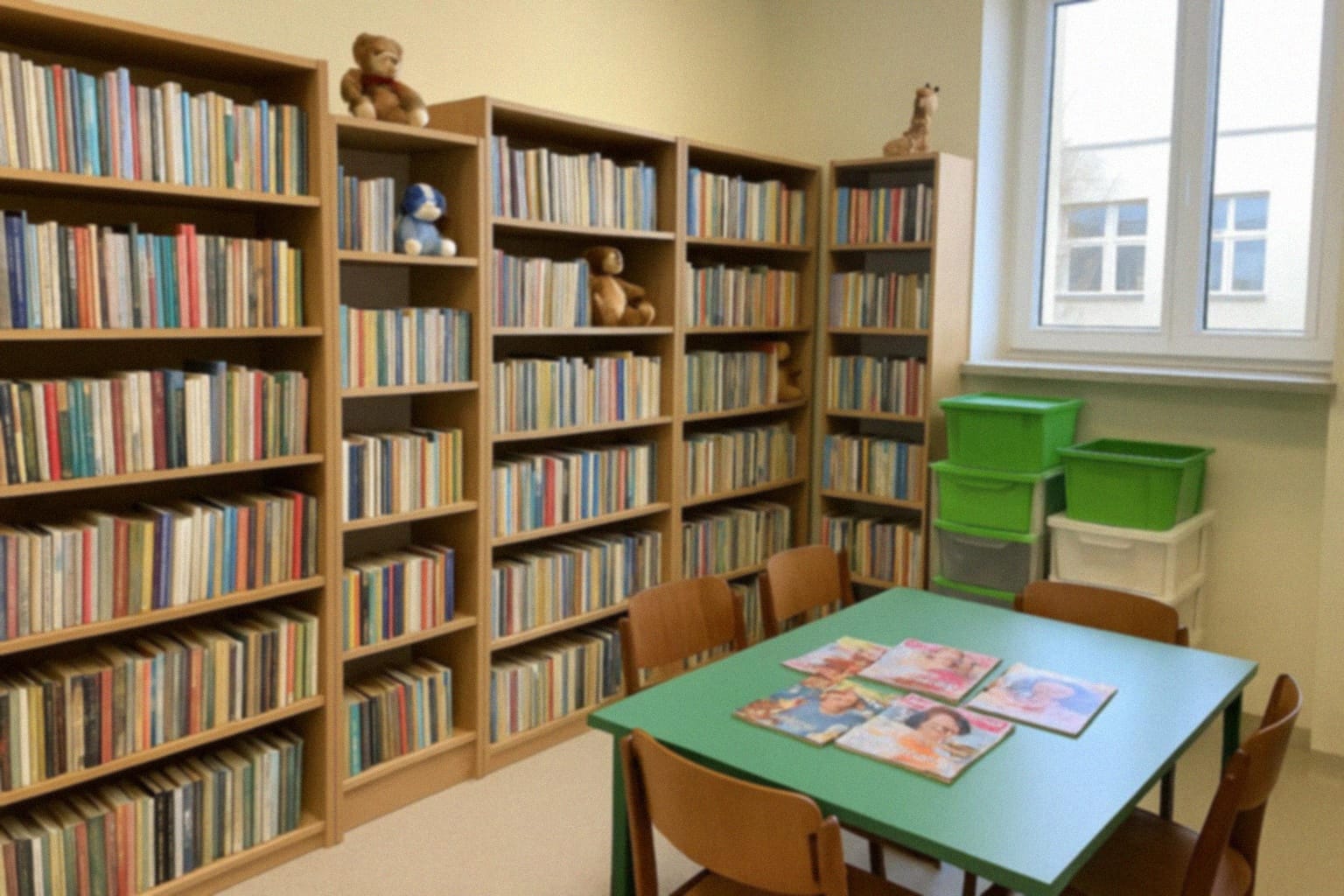 Kreatywne warsztaty plastyczne z okazji Dnia Babci i Dziadka w bibliotece w Ostrówku