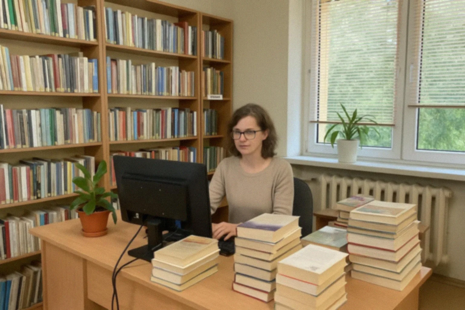 Spotkanie z Robertem Grotem w Bibliotece Publicznej w Łochowie