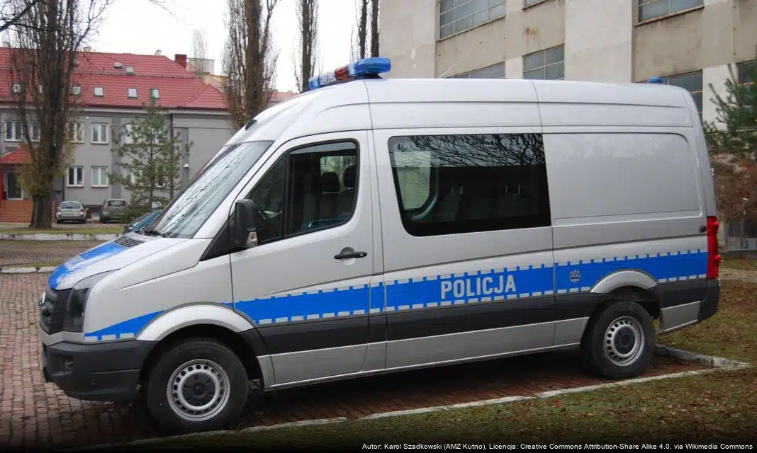 Odblaskowa choinka wzmacnia bezpieczeństwo na drogach w Łochowie